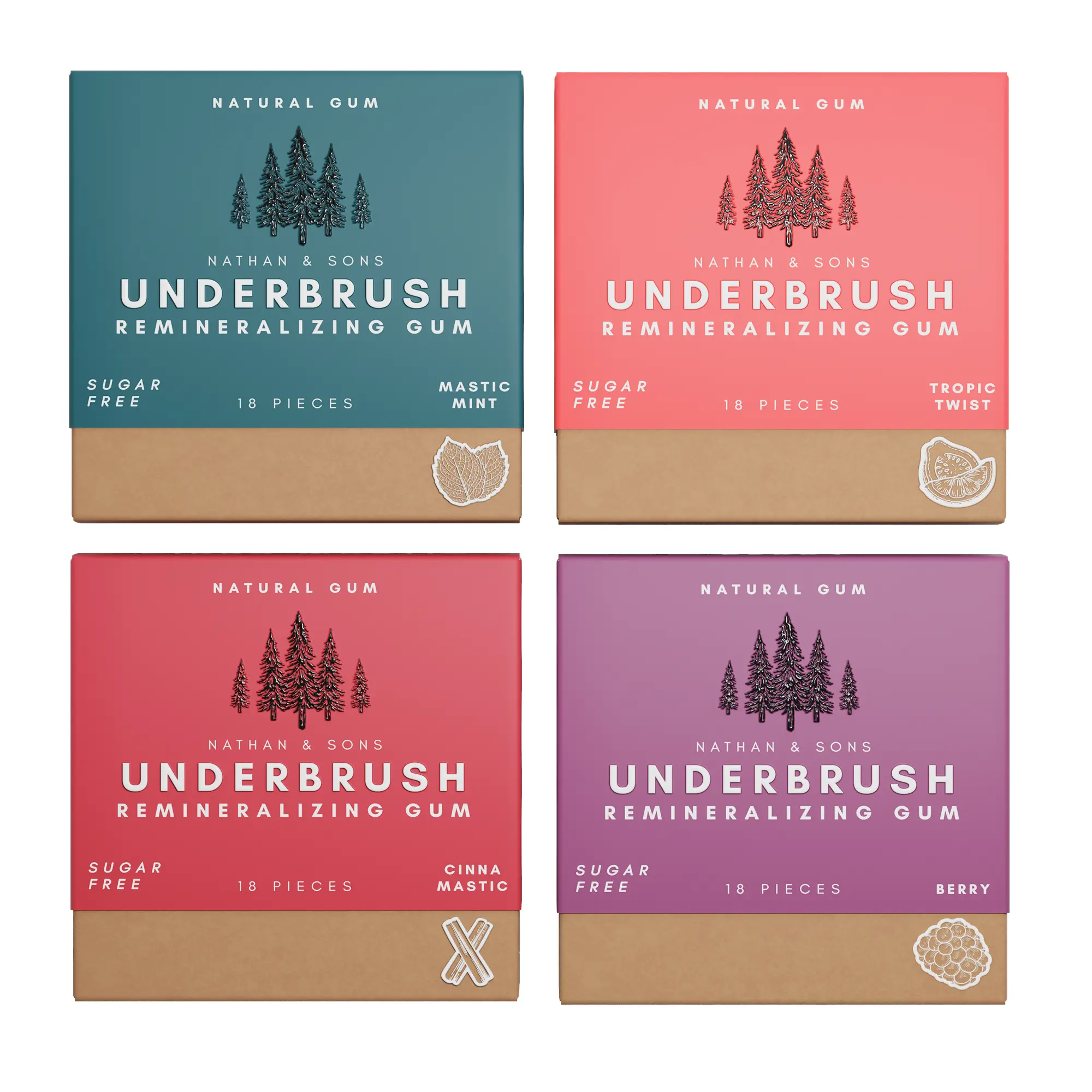 Remineralizing Gum Oral Care Product Oral Brightening