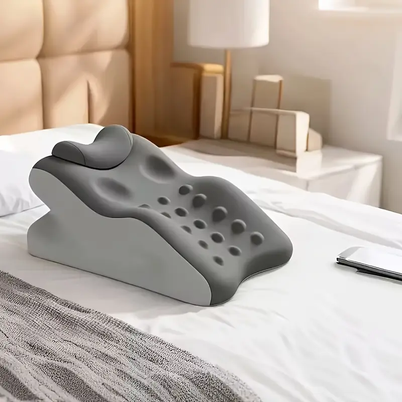 Multi-functional Lap Pillow, Ergonomic Cervical Support Pillow with Detachable Cover, Versatile Backrest/lap Pillow/lying Pillow, Neck And Back Support, Suitable for Side And Back Sleeping, Memory Foam Cervical Pillow, Perfect Gift