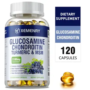 Xemenry Glucosamine Chondroitin Supplement - Promotes Joint Health and Comfort - Gluten and Wheat Free
