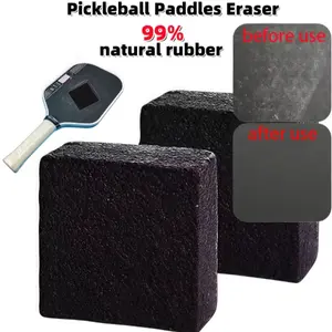 Pickleball Paddle Eraser, Carbon Fiber Pickleball Racket Cleaner, Safe Paddle Dust Dirt Remover, Tools Scratches Cleaner Eraser