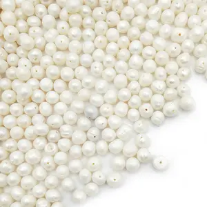 L1352]Natural Pearl Ivory DIY Beads DIY Charms Set
