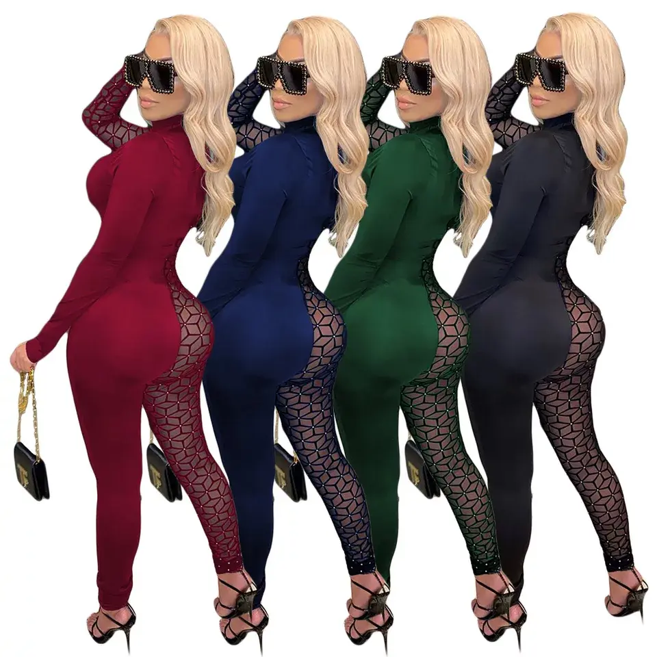 See through romper long sleeve for parties See through romper long sleeve for parties