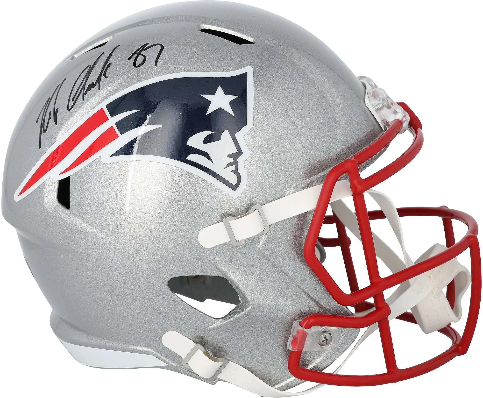 Rob Gronkowski New England Patriots Autographed Speed Replica Helmet - Fanatics Authentic Certified