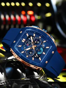 OFNS 1203 Fashion Hot Watch Modern Waterproof Watch Multifunctional Chronograph Wrist Watch Three-eye Six-pin Quartz Watches Calendar Business Men's Watc Quartz Waterproof Watch