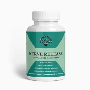 Nerve Release: Natural Anti-Anxiety, Supplement, 5-HTP Healthcare Dietary Capsule