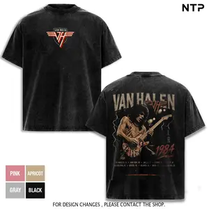 Van Halen | Washed Tee Streetwear Hoodie “Rock Titans — Guitar Riffs That Shaped Generations” — For Music Fans, For Drops That Radiate Supreme Aura