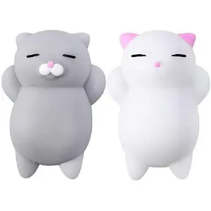 Toys Squishy Cat Soft Silicone Kawaii Kitties Top Stress Relief Sensory Gift 2022 Unique Kids & Adults Teenage Girl Boy