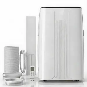 Smart Portable Air Conditioner 14,000 BTU - Fast Cooling AC with Remote, LCD Display, App & Alexa Control - Dehumidifier, Fan, Quiet Operation, 24H Timer - For Rooms up to 800 Sq.Ft