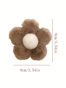 3pcs Flower Shaped Hair Claw Cute