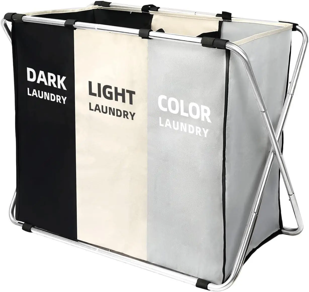 Stop Clothes Piling Up – 180L Collapsible Laundry Hamper with Handles for Dorm, Closet & Family Storage YUELAN