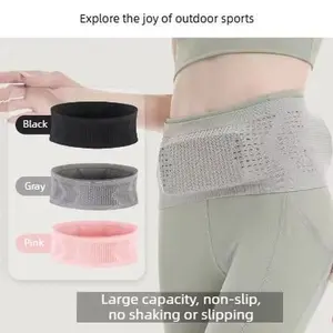 Sports Invisible Waist Bag Ultra-stretch Phone Pouch Multifunctional Morning Run Outdoor Fitness Unisex Trail Cycling Gear