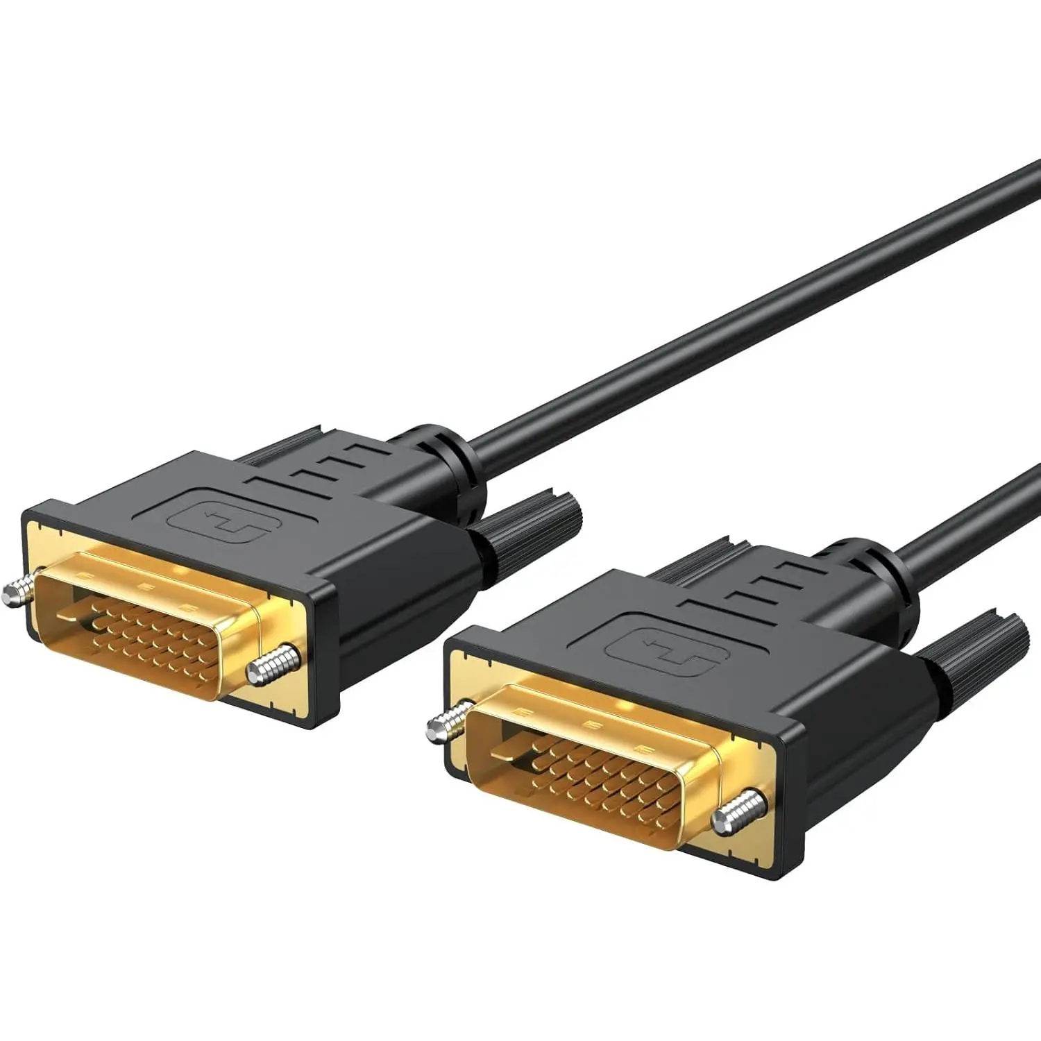 DVI Cable 6 Feet, DVI-D 24+1 Cord Male to Male Digital Video Monitor Cable for Computer, HDTV, Gaming, Monitor, Projector