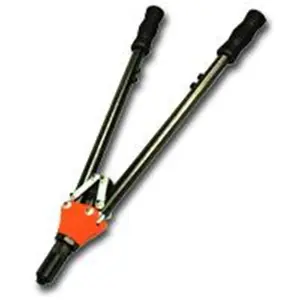 212 MAIN Heavy-Duty Hand Riveter - 1/4 in Size, 3 in Nose Piece, Long Handles Leverage Aid, Hand Tools for Mechanics, Hardware Tool