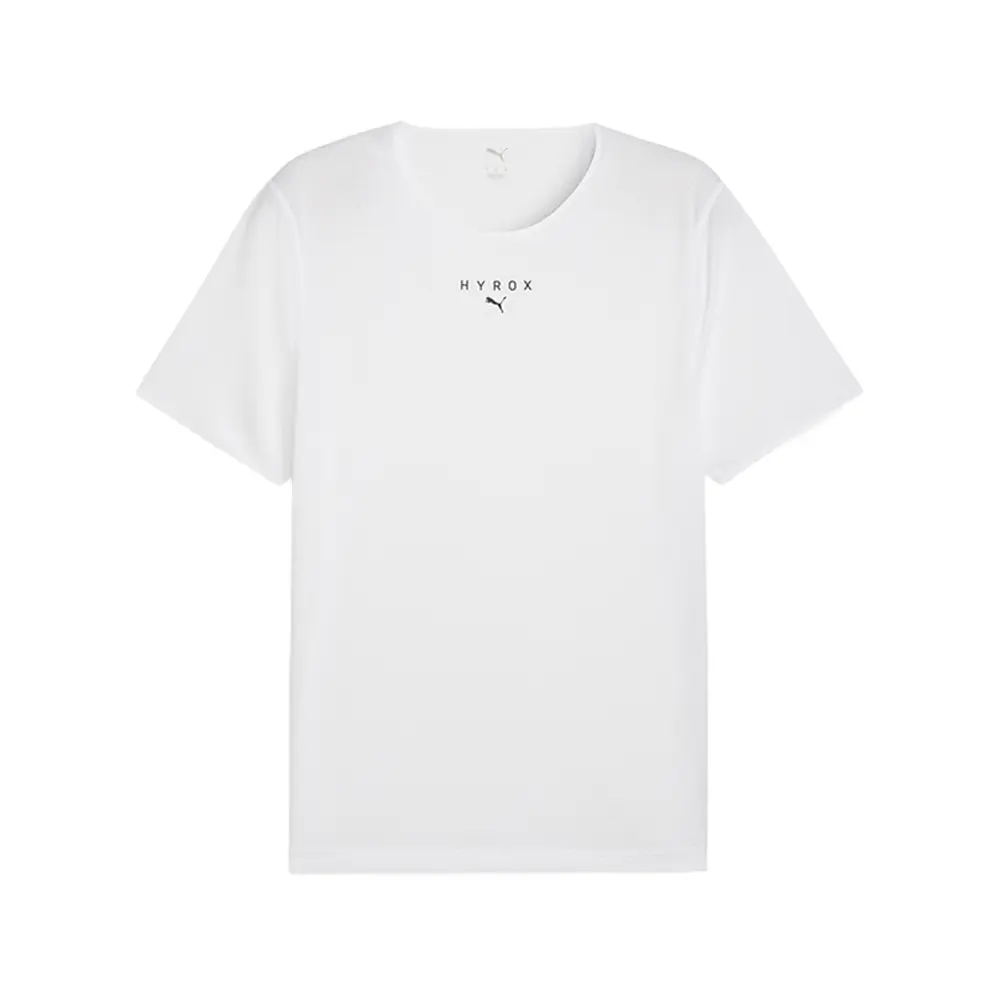 PUMA Mens X Hyrox Ultraspun Cew Neck Short Sleeve Casual Tops Casual - White