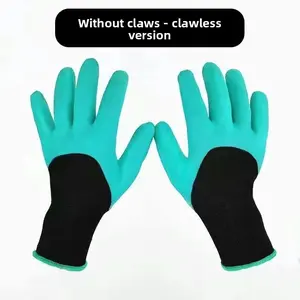 Durable Gardening gloves puncture-proof waterproof clawed wear-resistant for digging weeding and planting flowers and vegetables food grade