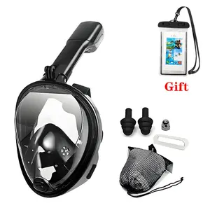 Full Face Snorkeling Mask, Anti-Fog Swimming Mask, Leak-Proof Design, Easy Breathing, Ideal for Water Activities, Comfortable Fit, Snorkeling Gear