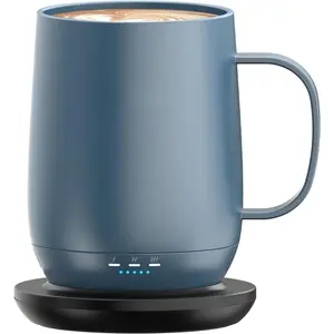 Self Heating Coffee Mug T2, 16oz  Heated Coffee Mug, 150 Min  Life - Hot up to 149? Temperature Control Coffee Mug Warmer, Gifts for Dad Mom (No APP)