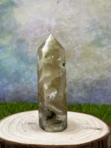 Golden Mica Tower - Wealth  Abundance and Prosperity