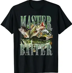 Master Baiter Bass Fishing Fisherman/Fisherman Dad Happy Father’s Day T-Shirt