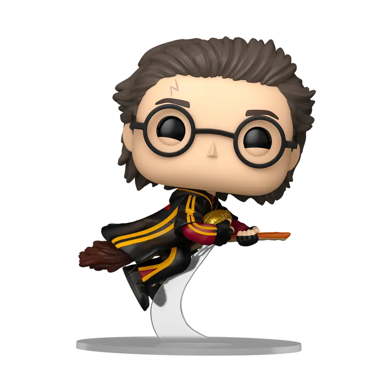 Funko Pop Vinyl Figure Harry Potter in Quidditch Robes Collectible Toy Model Number 188 for Fans and Collectors