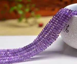 Amethyst DIY Donut Beads Yiwu City Authentic Craft Supplies for Jewelry Making