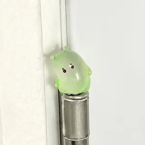 Cute Ghost Hinge Topper, Decorative Hinge Heads, Miniature Magnetic Figurine Door Decor, Whimsical Home Decor, Unique Gift, Gifts Under 10, Hinge Magnet
