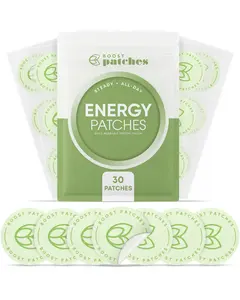 Boost Patches Energy Patches for Daily Vitality – 30 Topical Patches