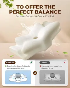 Dream Without Pain Cervical Neck Pillow for Sleeping - Ergonomic Contour Side Sleeper Pillows for Adults