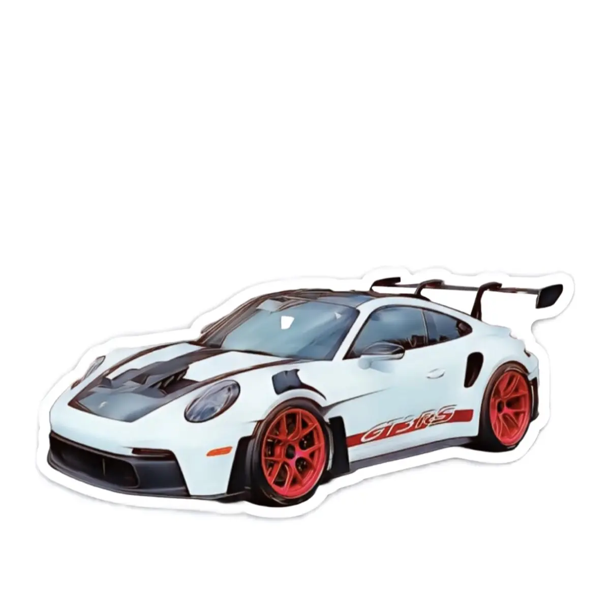 992 Porsche GT3RS Sticker 992 Porsche GT3RS Sticker