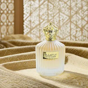Arabian Perfume for Women - I AM THE QUEEN Eau de Parfum, Floral Fruity Gourmand Notes, Long Lasting Scent, 100ML Bottle, Royal Packaging
