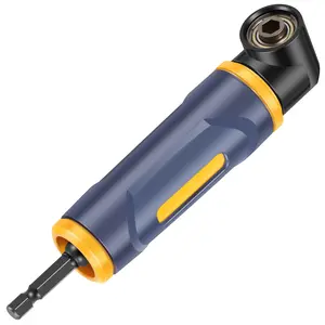 90 Degree Right Angle Drill for Most Hex Shank Bit Electric Screwdriver Corner Drill Zinc Alloy for Precision Work Home Repair Corner Screwing