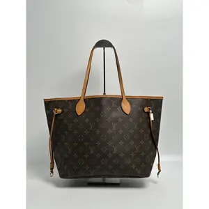 Pre-owned Louis Vuitton Canvas Tote Bags Neverfull MM Monogram Tote Bag JA866LV