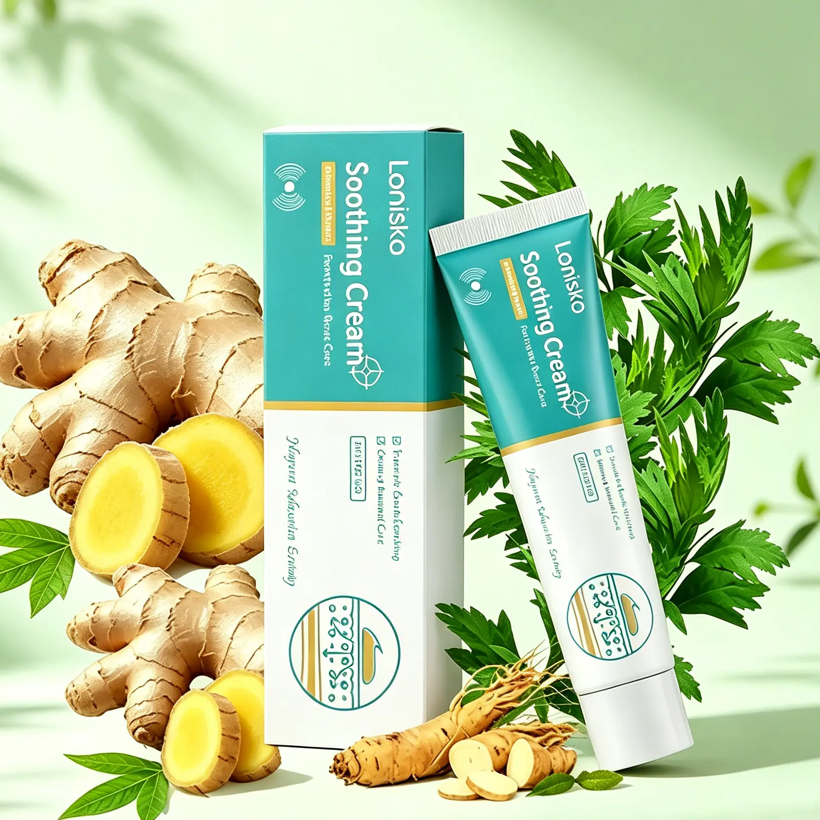 Herbal Varicose Veins Leg Relief Cream - 30g Gentle Mild Relaxing Daily All-Skin Body Moisturizer, Silky Lightweight Scented Formula for Discomfort Relief & Vein Health Support