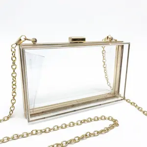 2026 Summer Hot Selling Acrylic Square Bag for Women, Candy Color Clear Box Clutch, Detachable Chain Evening Crossbody Bag, Lightweight Trendy Design Perfect for Parties, Weddings, Beach Trips & Daily Casual Outfits