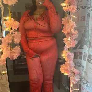 Gia 2 piece red sexy set