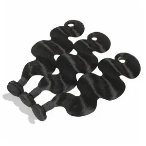 Virgin Human Hair Bundle Body Wave 3 PCS Natural Black bundles