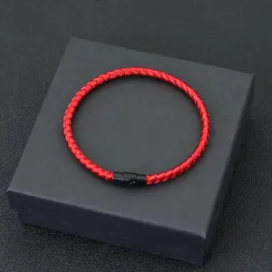 FASHION - Grade A Keel Rope Bracelet Men Femme Lucky Red Thread Braclet Attract Mirco Magentic Couple Braslet Wealth Prosperity Brazalete
