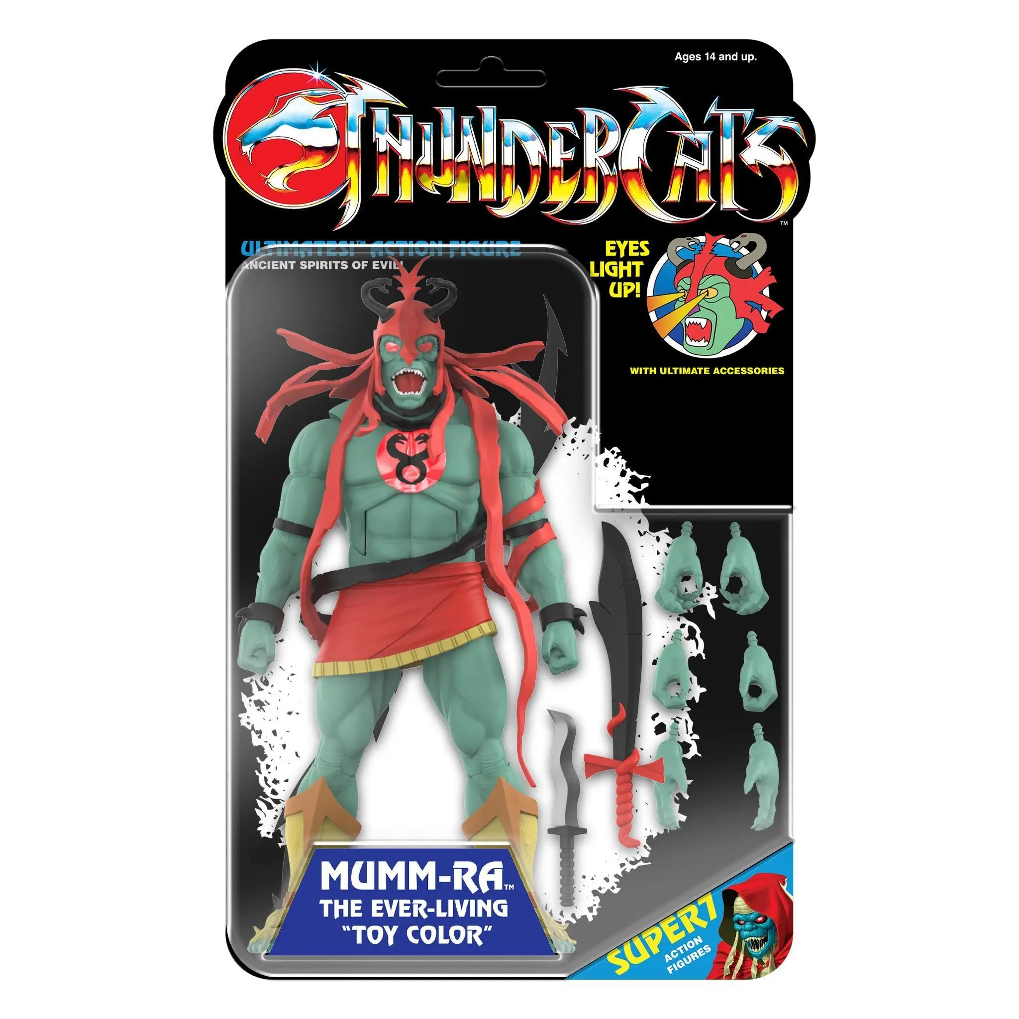 ThunderCats ULTIMATES! -  Toy Color LED light-up eyes Mumm-Ra