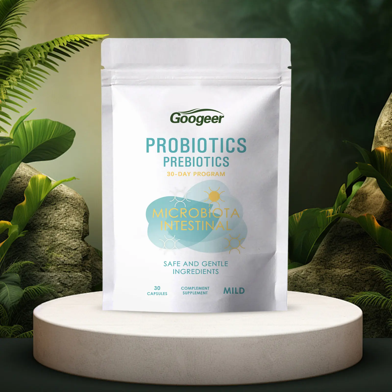 Googer Probiotic Capsules – Immune & Digestive Support with Glycerin,Supports Regularity & Reduces Bloating Healthcare Vitamin