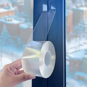 Transparent Window Weather Sealing Tape 2 Inch x 33 FT Clear Window Insulation Sealing Tape No  Sealing Film Tape
