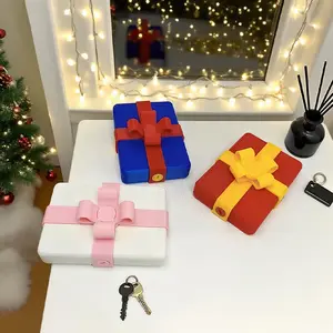 Fun card box 3D printing pla material with plastic screws, Valentine's Day interactive geometric puzzle spoof gift box, suitable for Christmas and birthday gifts, send colleagues to classmates card gift box