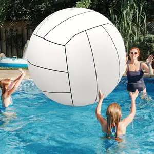 2 Pcs Giant Inflatable Beach Balls 40 Inch Large Baseball PVC Blow Up Float Toys For Summer Beach Swimming Pool Party Favor Outdoor Activity Games