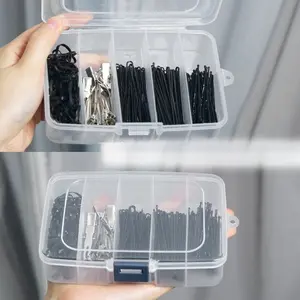 Beauty Tools Storage Box Makeup Artist Hair Disc Tools Portable Storage Hairpin U-Clip Positioning Clip Partition Storage Cosmetics Storage Box Makeup Organizer Box