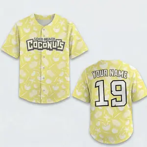 Loco Beach Aloha Baseball Jersey, Coconuts Vacation Jersey Shirt, Custom Coconuts Fan Gift, Savannah Baseball Jersey #Baseball