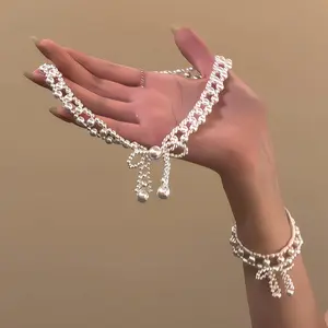 Rhinestone Adjustable Women Watch Bracelet Wristwatch Ring Pendant|Copy Heart Copy Diamond Bracelet|Mother Day Gift Ideas|Couple Engagement Ring|Women Men Accessories Gift|Fashion Versatile Accessories|Universal Jewelry Decoration|Exquisite Luxury Jewelry