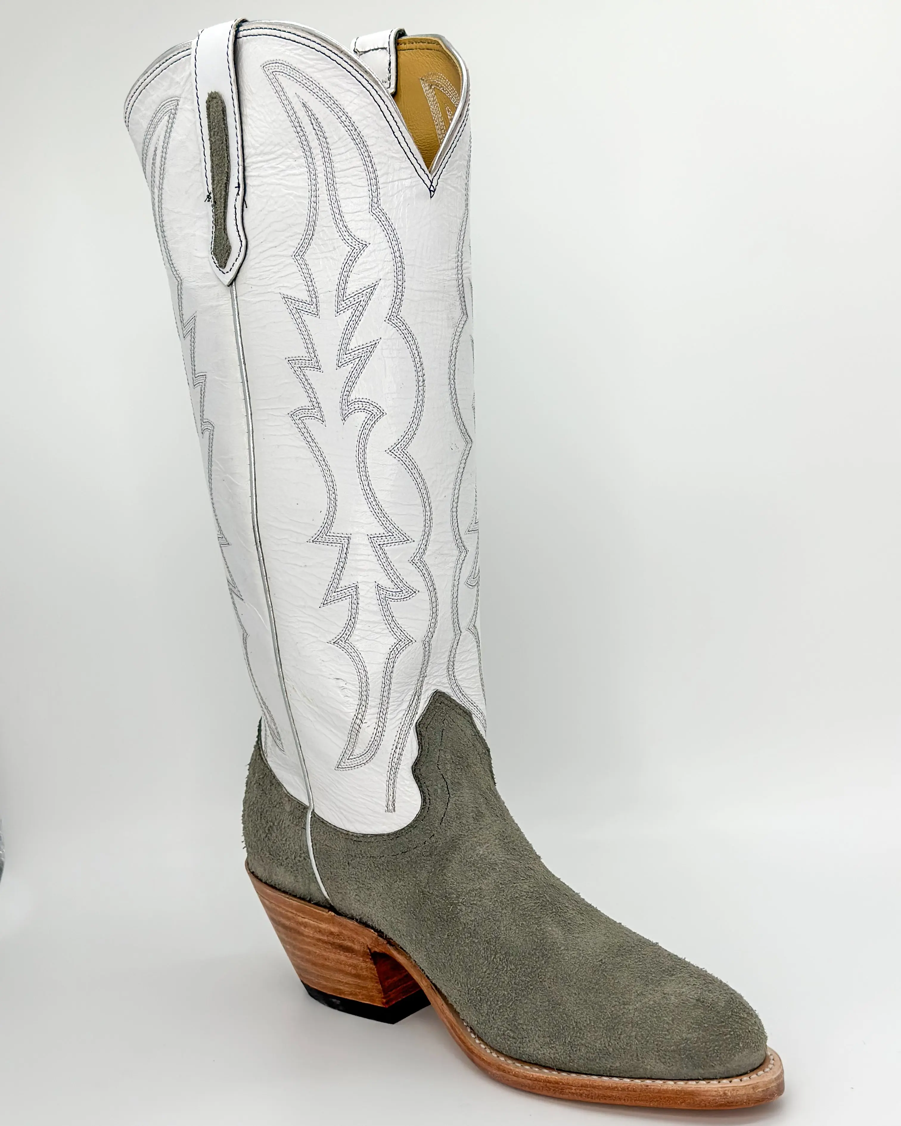 Fenoglio Women's Grey Motochap Roughout