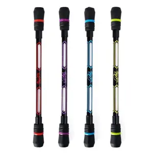 4-Pack Spin Pens for Adults and Students, Stress Relief Rotating Gel Pens, Rollerball Pen Set with Non-Slip Grip for Effective Writing