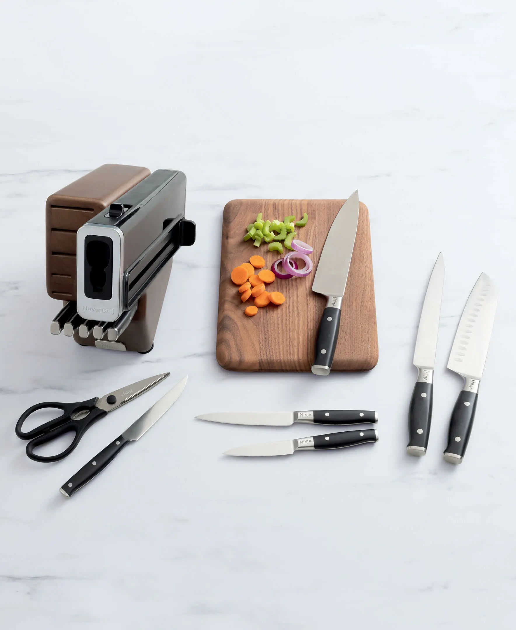 Ninja™ Foodi™ NeverDull™ Premium Knife System 13 Piece Set - Wood