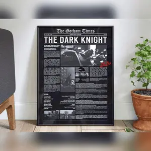 The Dark Knight Moive Poster Fhd Wall Decor Wall Hangings Museum Poster Decor Room Movie Poster(Note Frame Sh Essential Posters (No Frame)
