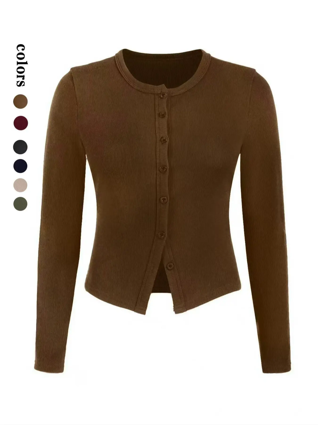 Women's Striped Cardigan Inner Layer, Elegant Fitted Design, Suitable for Office & Casual Wear, All Season Fashionable Outerwear